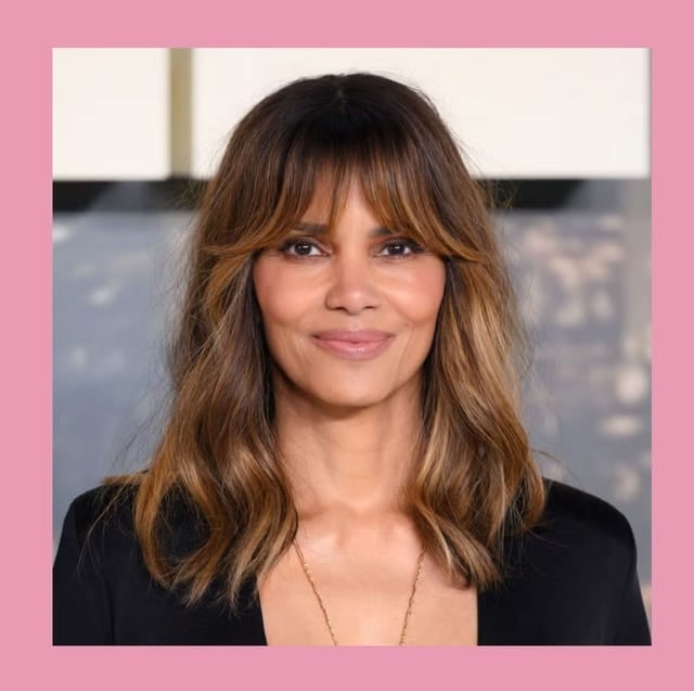 Collarbone Honey Brown Layers With Curtain Bangs, Wavy Collarbone Honey Brown Layers With Curtain Bangs, Wavy — Layers Hairstyles
