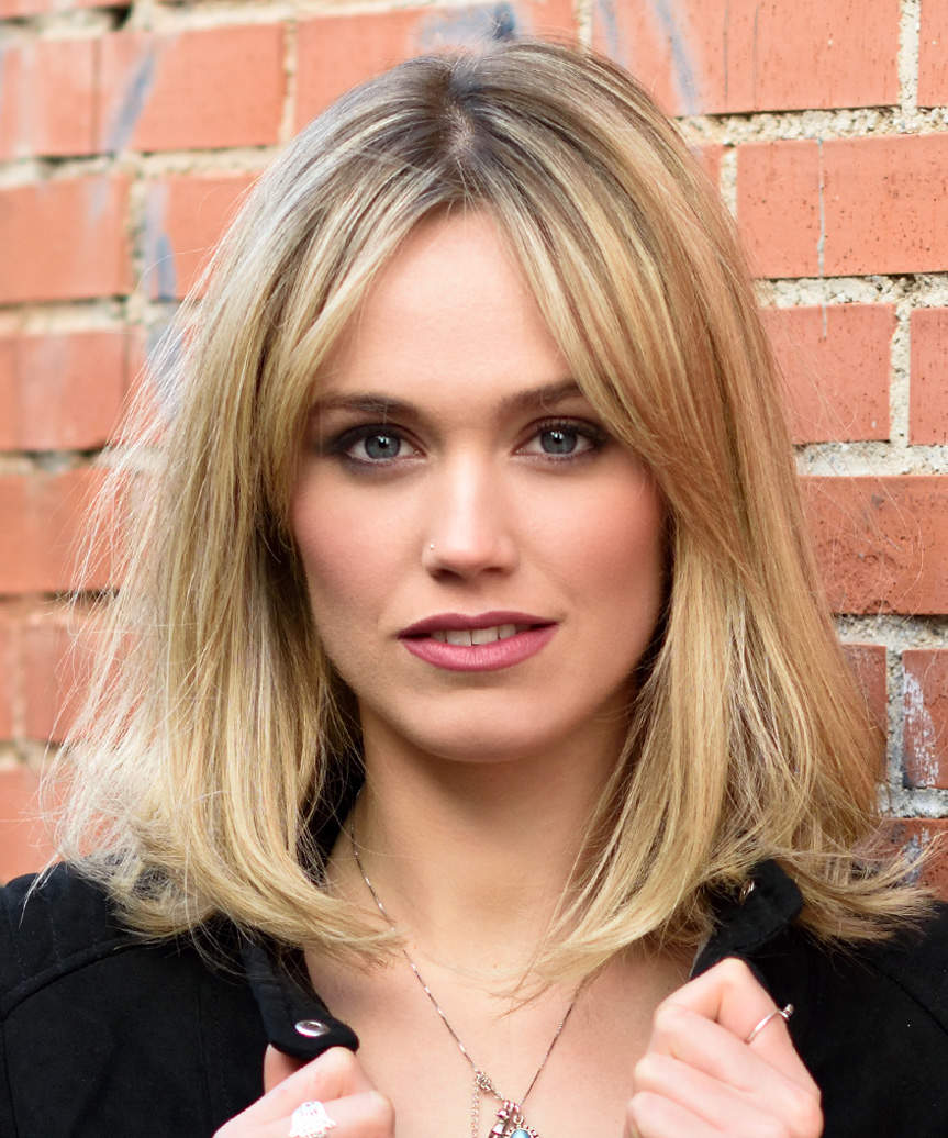 Chin Length Bob With Blunt Bangs Chin Length Bob With Blunt Bangs — Medium Hair