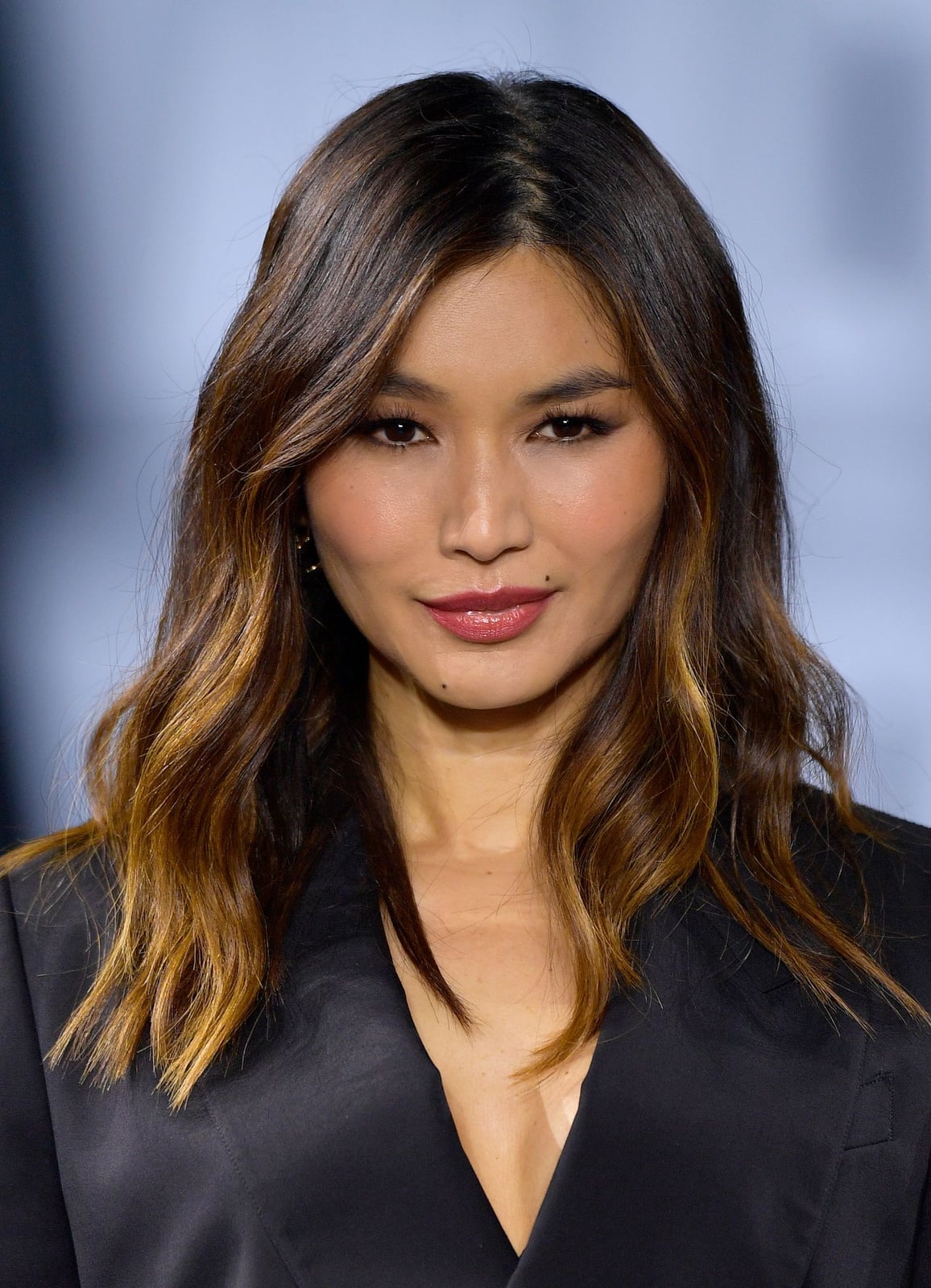 Medium Shag With Caramel Highlights Medium Shag With Caramel Highlights — Medium Hair