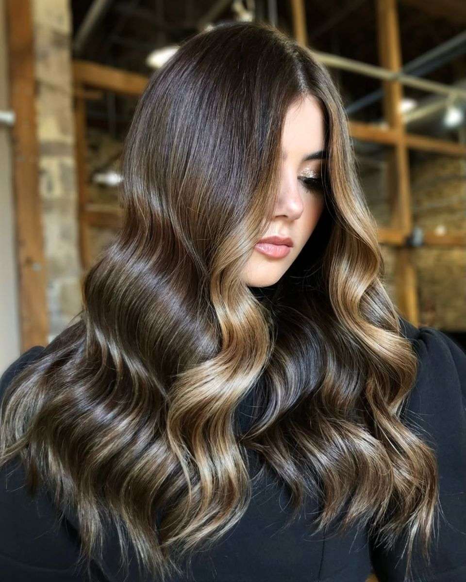 Blended Brunette With Mocha Tones Blended Brunette With Mocha Tones — Mocha Brown Hair