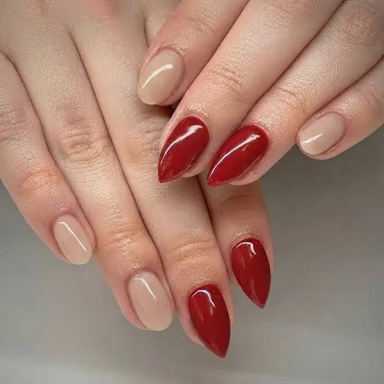 Classic Nude Beige Medium Almond Classic Nude Beige Medium Almond — Mom Nails