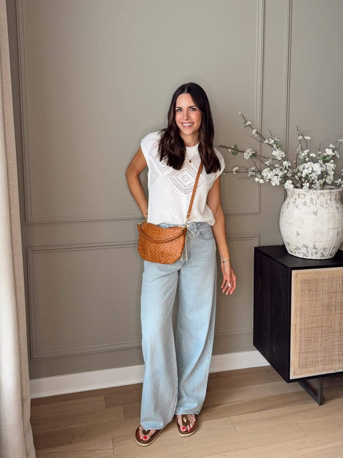 Wide Leg Jeans With Knit Top Wide Leg Jeans With Knit Top — Mom Outfits