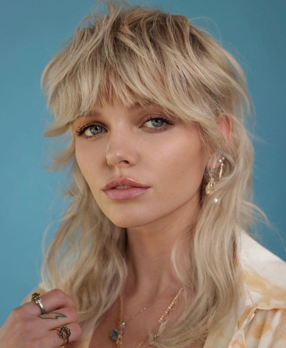 Ash Blonde Mullet With Face-Framing Layers Ash Blonde Mullet With Face-Framing Layers — Mullet Hairstyles