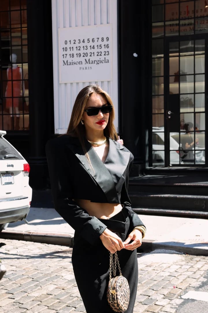 Cropped blazer and matching skirt set Cropped blazer and matching skirt set — New York Style