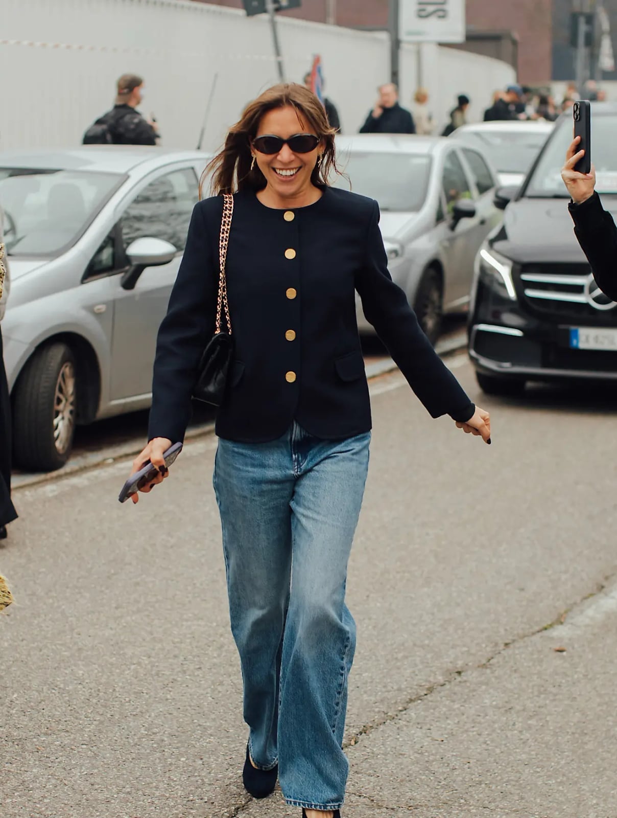 Navy Textured Jacket with Light Wash Jeans Navy Textured Jacket with Light Wash Jeans — Nice Outfits