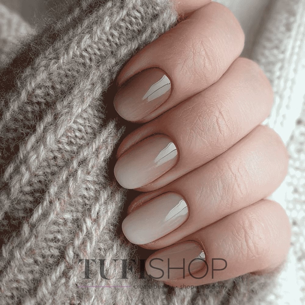 Soft Ombre Nude Medium Almond Nails Soft Ombre Nude Medium Almond Nails — Nude Nails