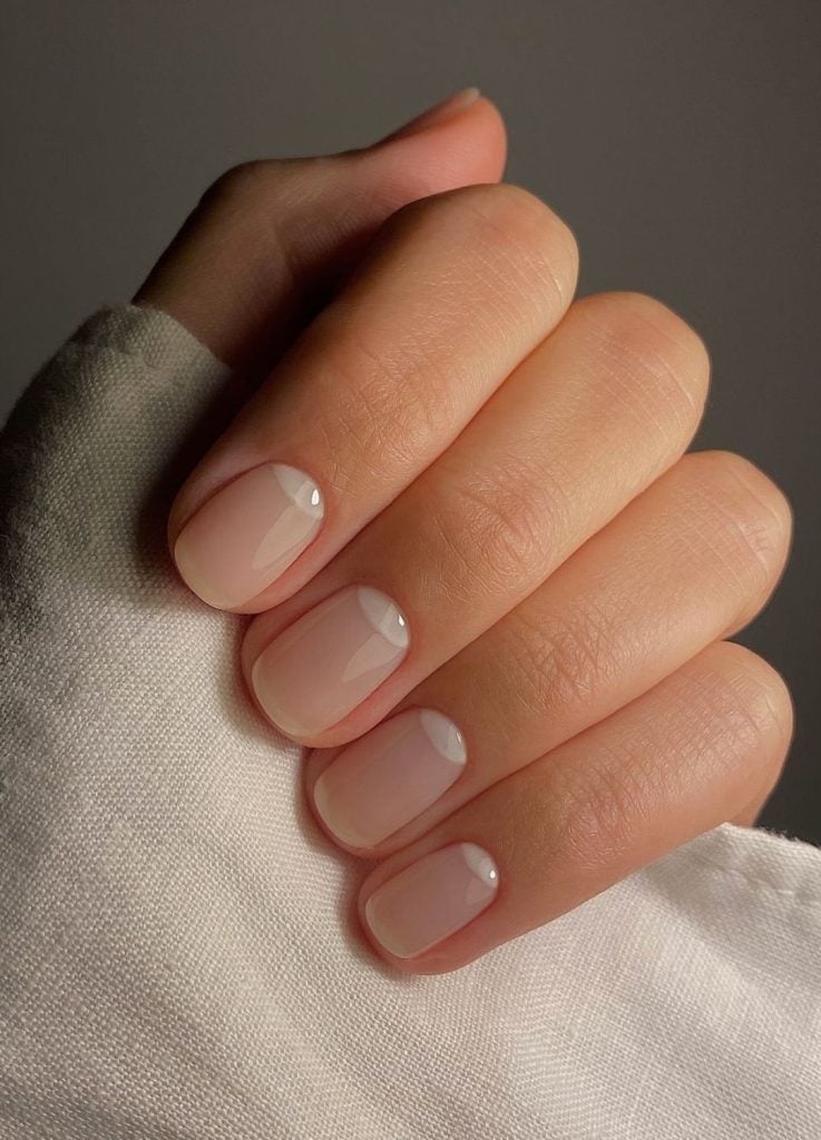 Sheer Milky Sharp Almond Medium Nails, острый миндаль Sheer Milky Sharp Almond Medium Nails, острый миндаль — Old Money Nails