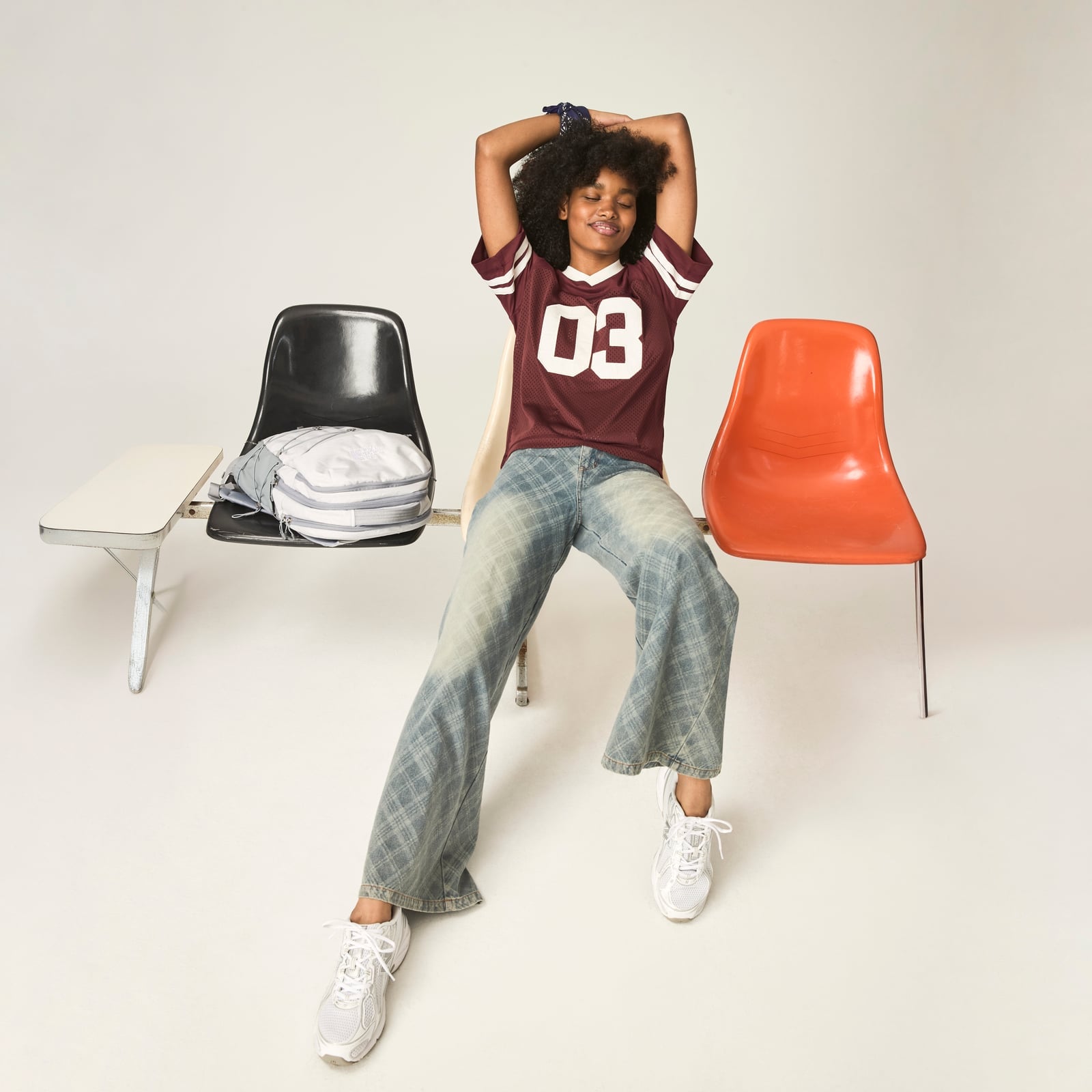 Football Jersey Top With Wide-Leg Jeans Football Jersey Top With Wide-Leg Jeans — Outfits for Teens