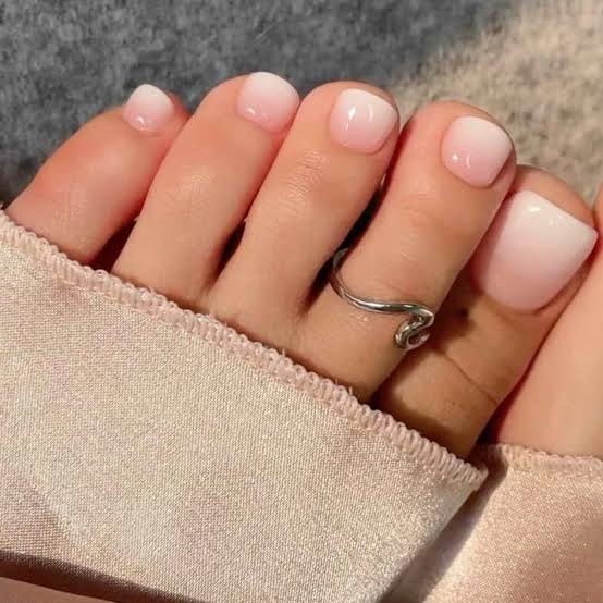 French Ombre Short Square Pedicure French Ombre Short Square Pedicure — Pedicure Nails