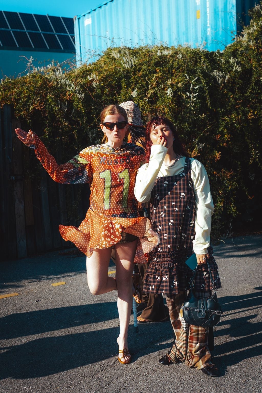 Brightly Printed A-Line Dress Brightly Printed A-Line Dress — Photoshoot Outfits