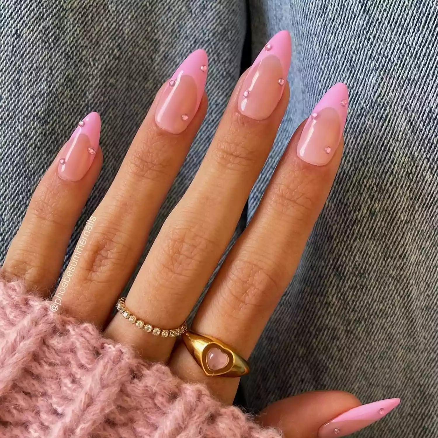 Matte Dusty Rose With 3D Pink Bow Medium Almond Matte Dusty Rose With 3D Pink Bow Medium Almond — Pink Almond Nails
