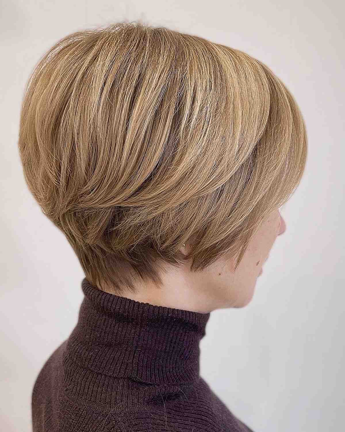 Dramatic Asymmetrical Dark Brown Bob Dramatic Asymmetrical Dark Brown Bob — Pixie Bob