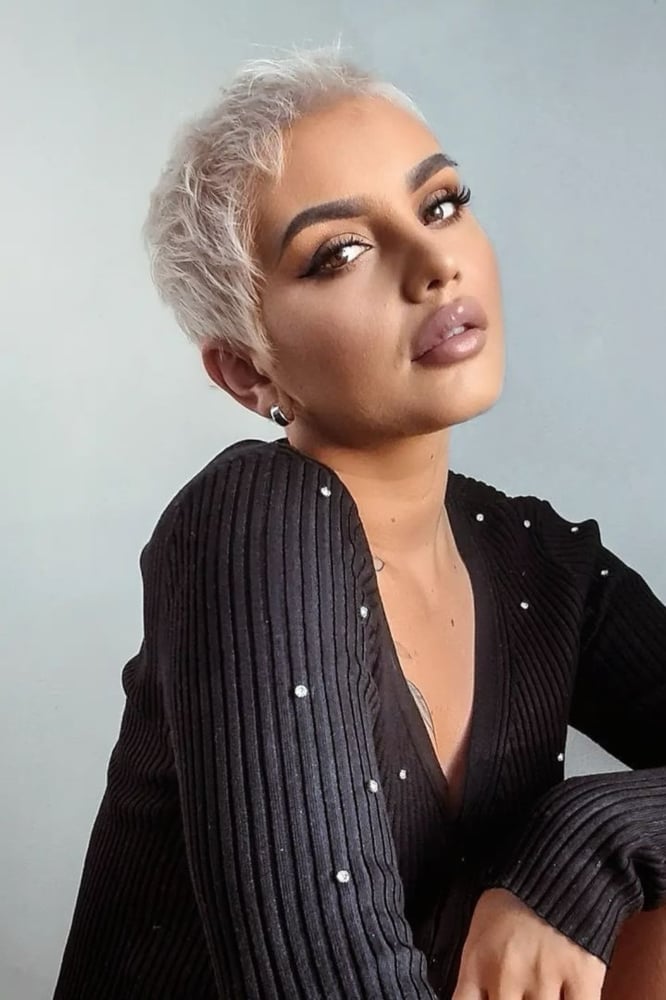 Ultra Short Platinum Blonde Pixie Ultra Short Platinum Blonde Pixie — Pixie Hair