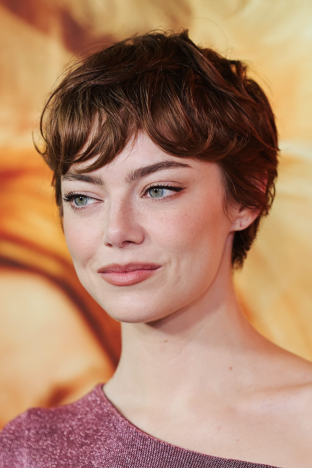 Soft Auburn Pixie With Curtain Bangs Soft Auburn Pixie With Curtain Bangs — Pixie Hair