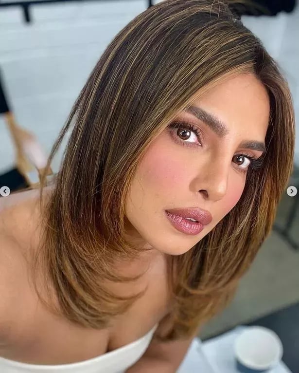 Layered Bob With Dark Brown Highlights Layered Bob With Dark Brown Highlights — Rachel Haircuts