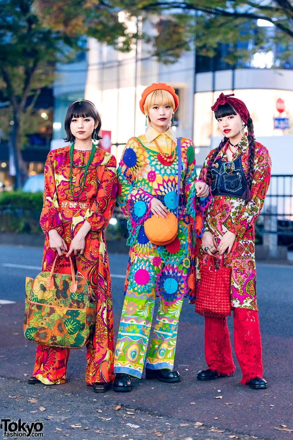 Psychedelic 60s 70s inspired matching sets Psychedelic 60s 70s inspired matching sets — Retro Style