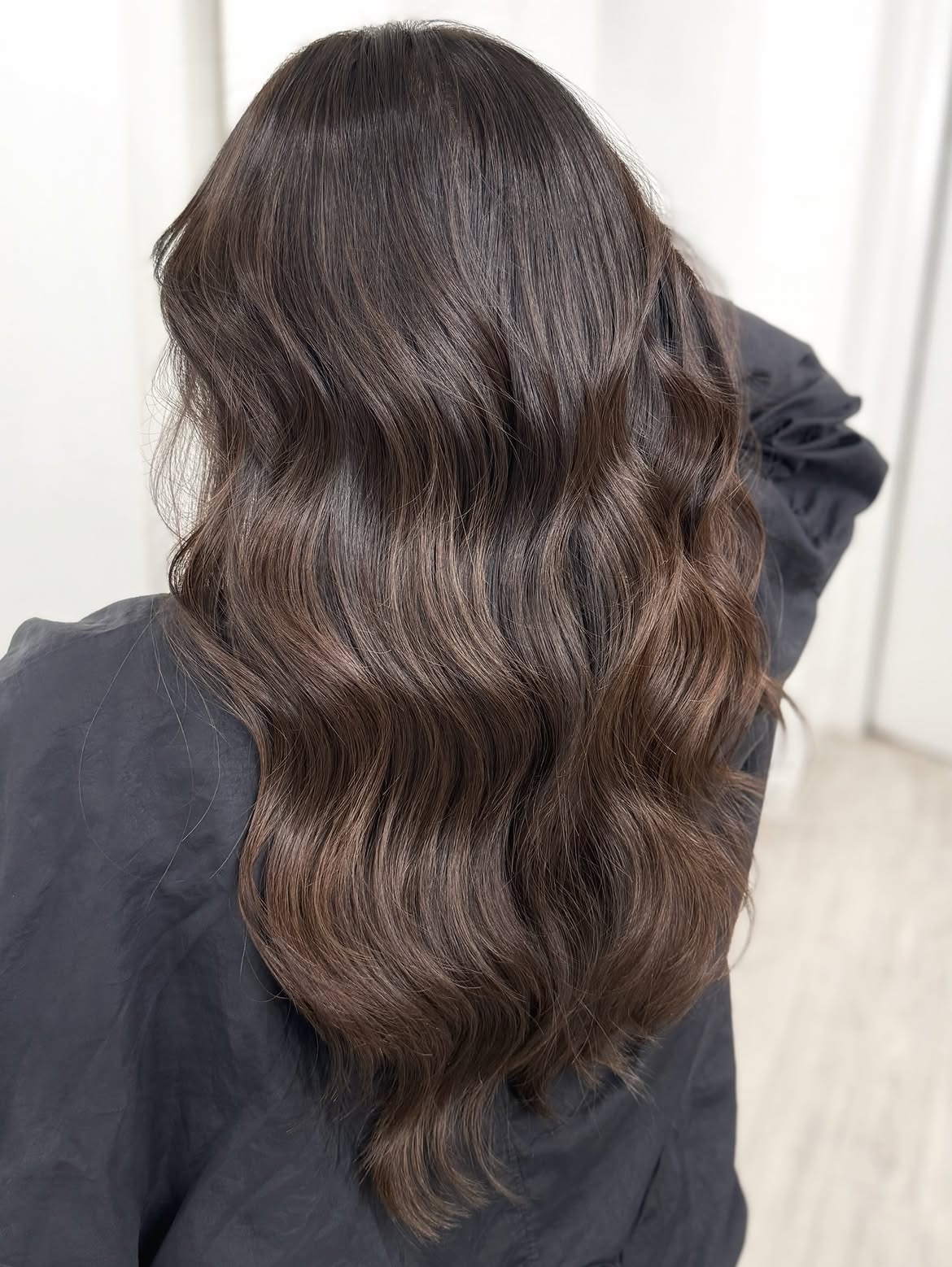 Rich Chocolate Brunette With Subtle Caramel Highlights