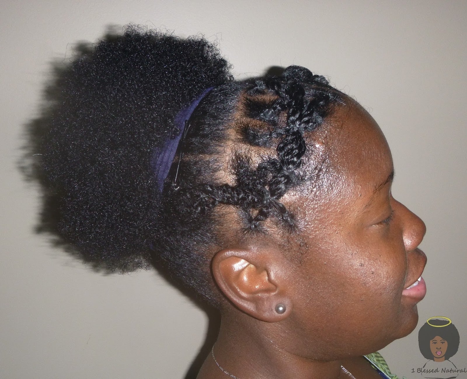 Connected Twists With Puff Connected Twists With Puff — Rubber Bands Hairstyles