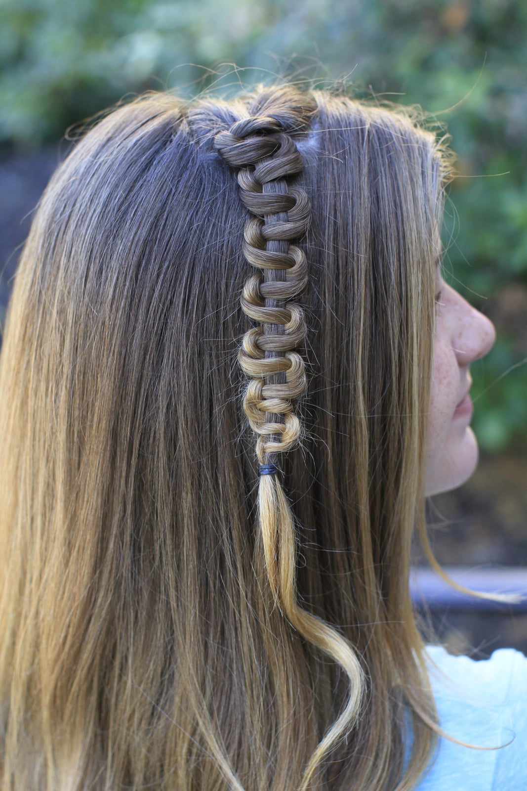 Braided Headband With Rubber Band Loops Braided Headband With Rubber Band Loops — Rubber Bands Hairstyles
