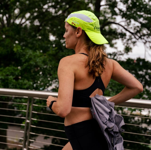 Neon Yellow Cap For Visibility Neon Yellow Cap For Visibility — Running Outfits