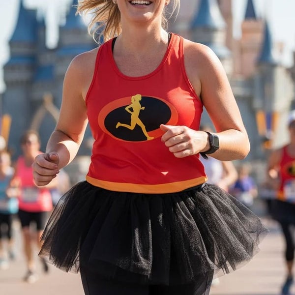 Red Tank Top With Tulle Tutu Red Tank Top With Tulle Tutu — Running Outfits