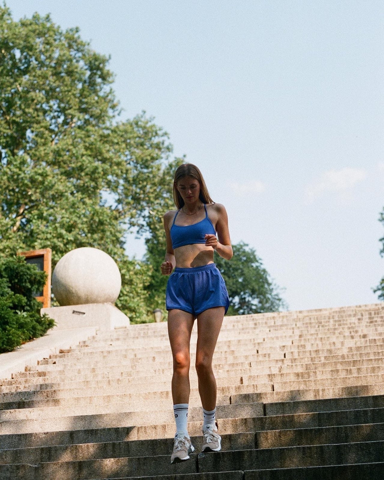 Monochromatic Blue Running Set Monochromatic Blue Running Set — Running Outfits