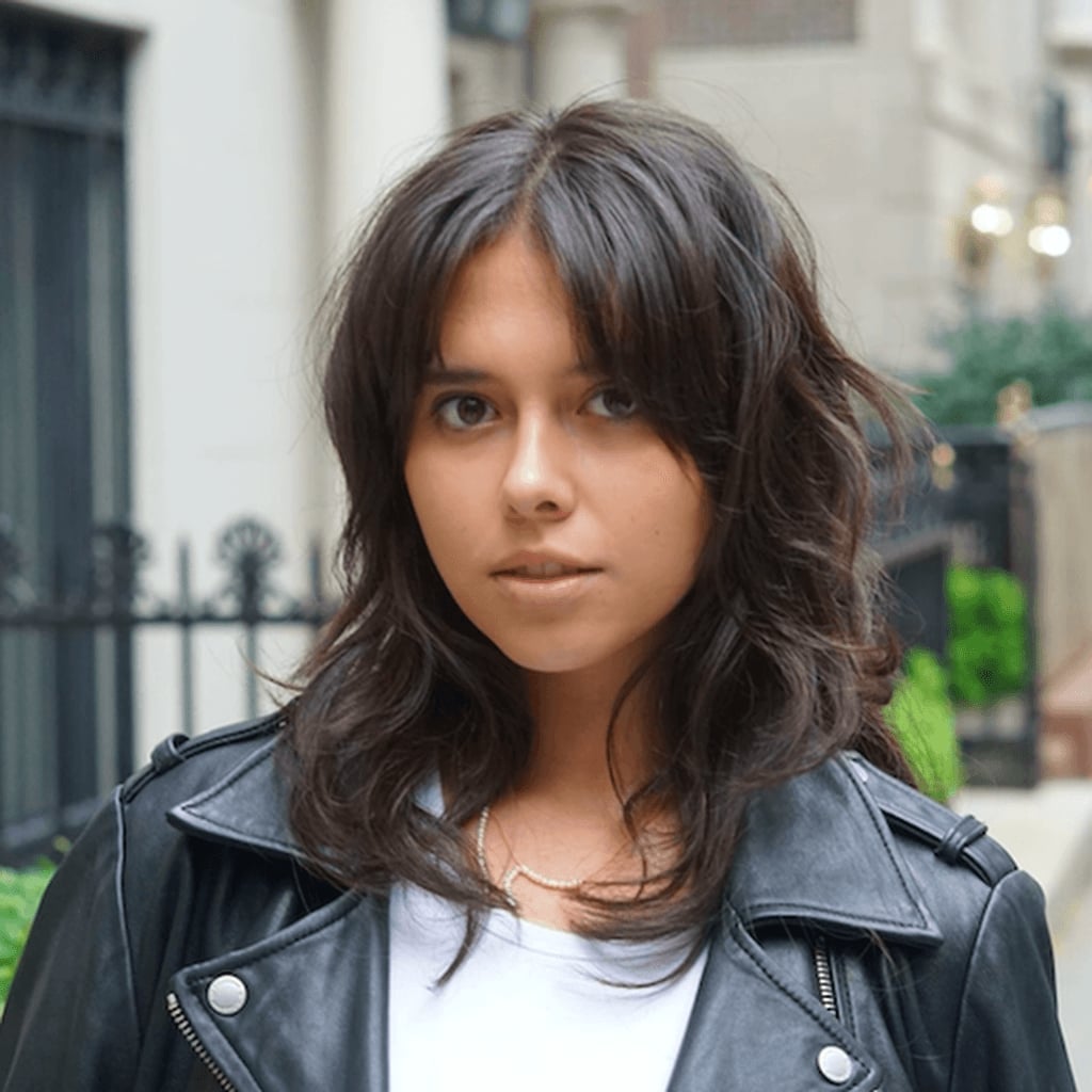 Collarbone Shag With Textured Layers And Curtain Bangs, Wavy Collarbone Shag With Textured Layers And Curtain Bangs, Wavy — Shag Hairstyles