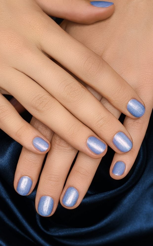 Classic French Milky Pink Short Oval Nails Classic French Milky Pink Short Oval Nails — Short Acrylic Nails