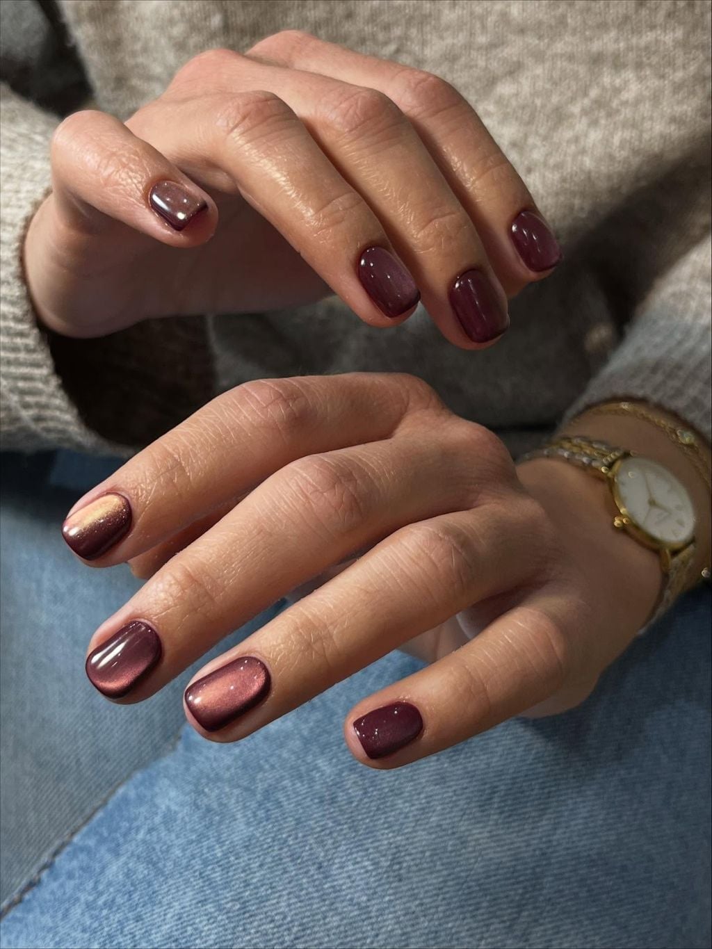 Minimalist Black Fine Line Short Square Nails Minimalist Black Fine Line Short Square Nails — Short Cute Nails