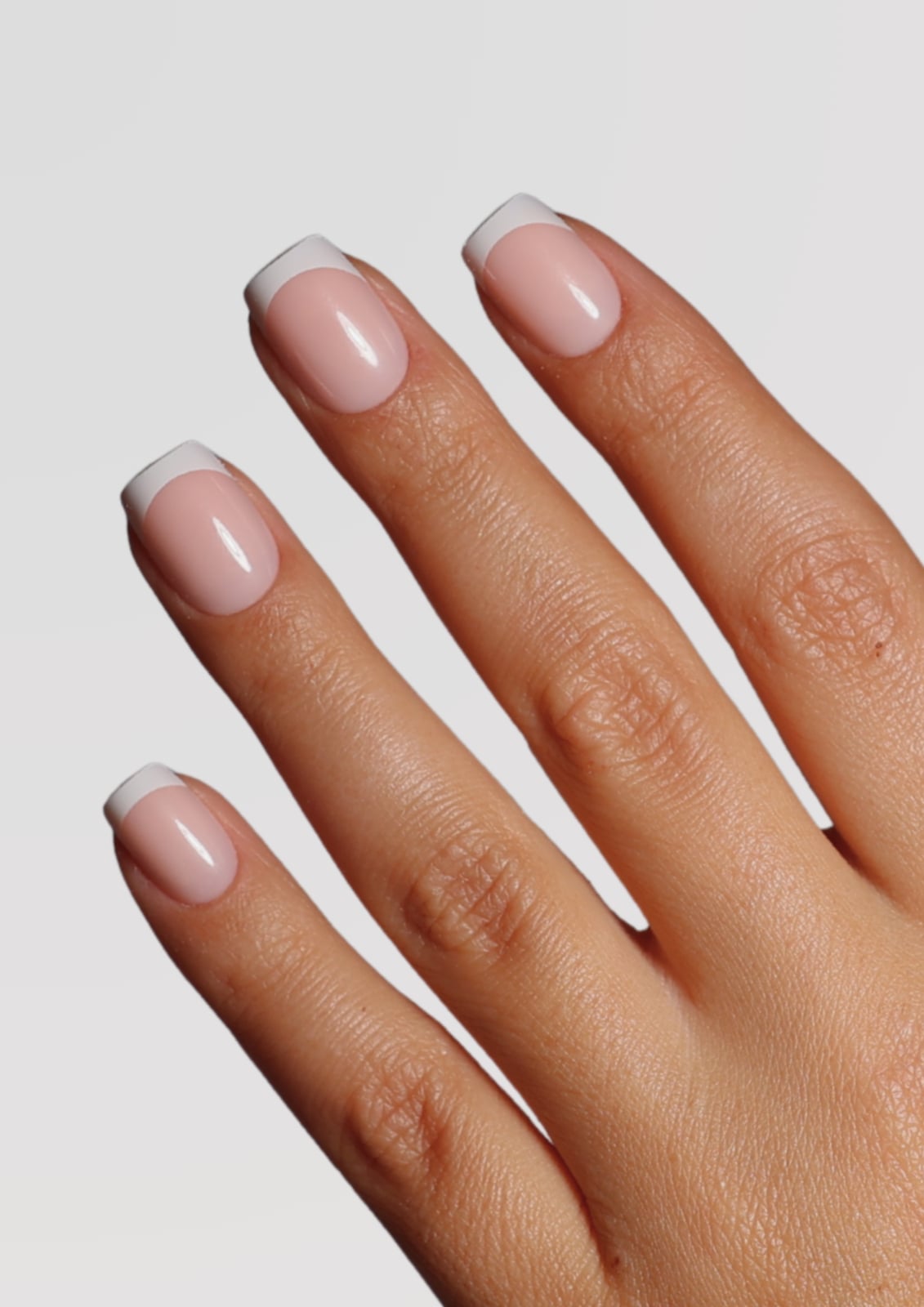 French Manicure Short Square Nails French Manicure Short Square Nails — Short Natural Nails