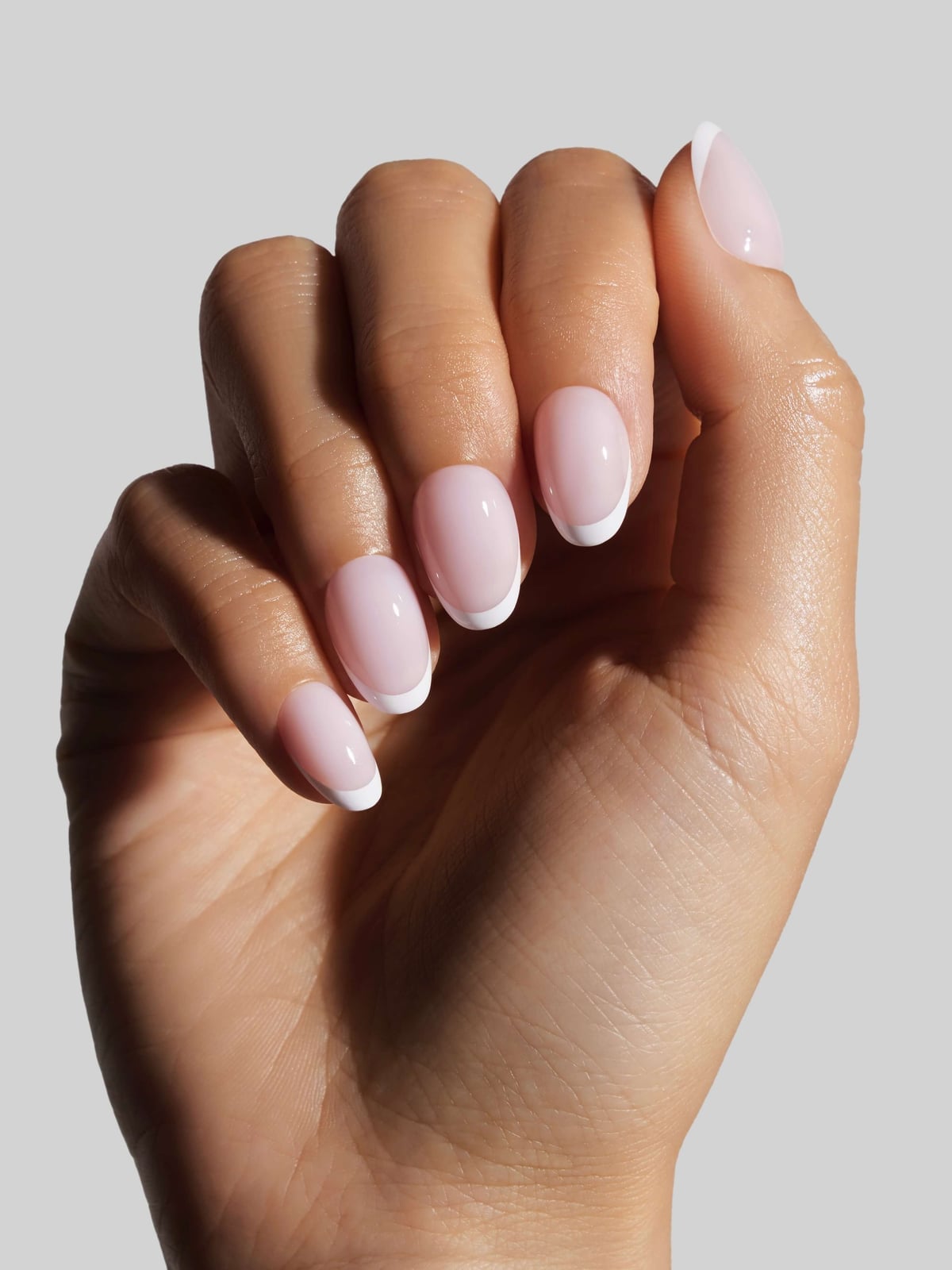 Very Short Round French Tip Nails Very Short Round French Tip Nails — Short Natural Nails