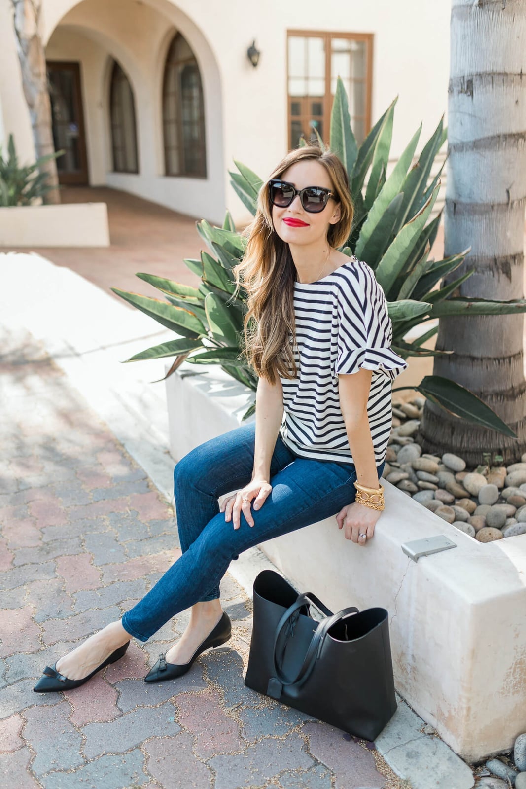 Striped Top with Skinny Jeans Striped Top with Skinny Jeans — Simple Outfits