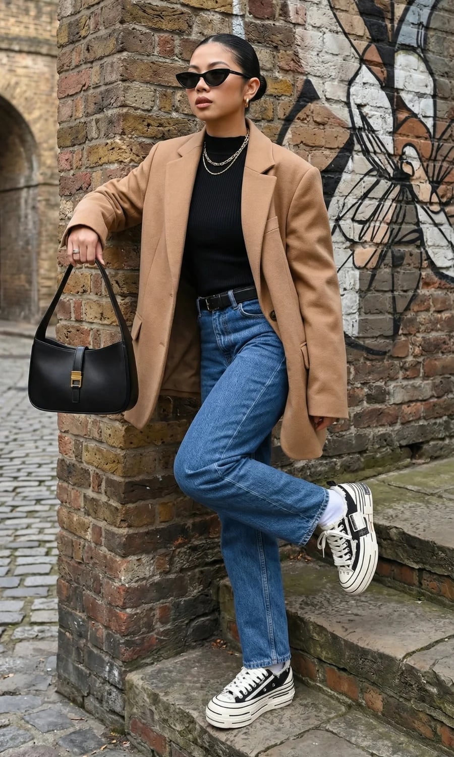 Blazer With Jeans And Turtleneck Blazer With Jeans And Turtleneck — Sporty Outfits
