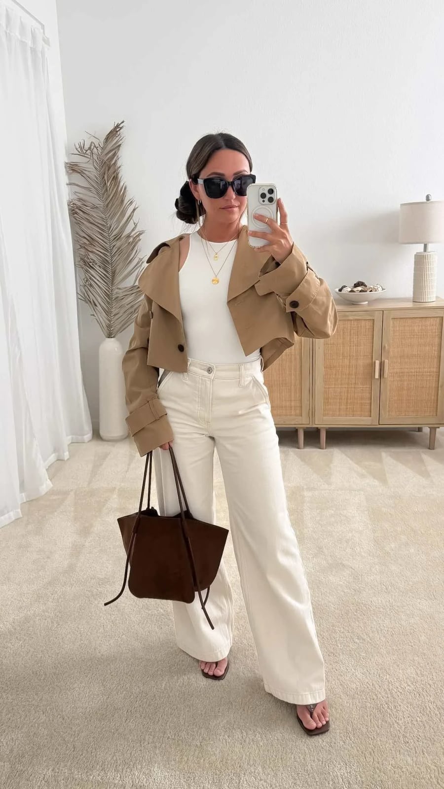 Camel Coat With White Skirt And Tan Boots Camel Coat With White Skirt And Tan Boots — Tan Outfits