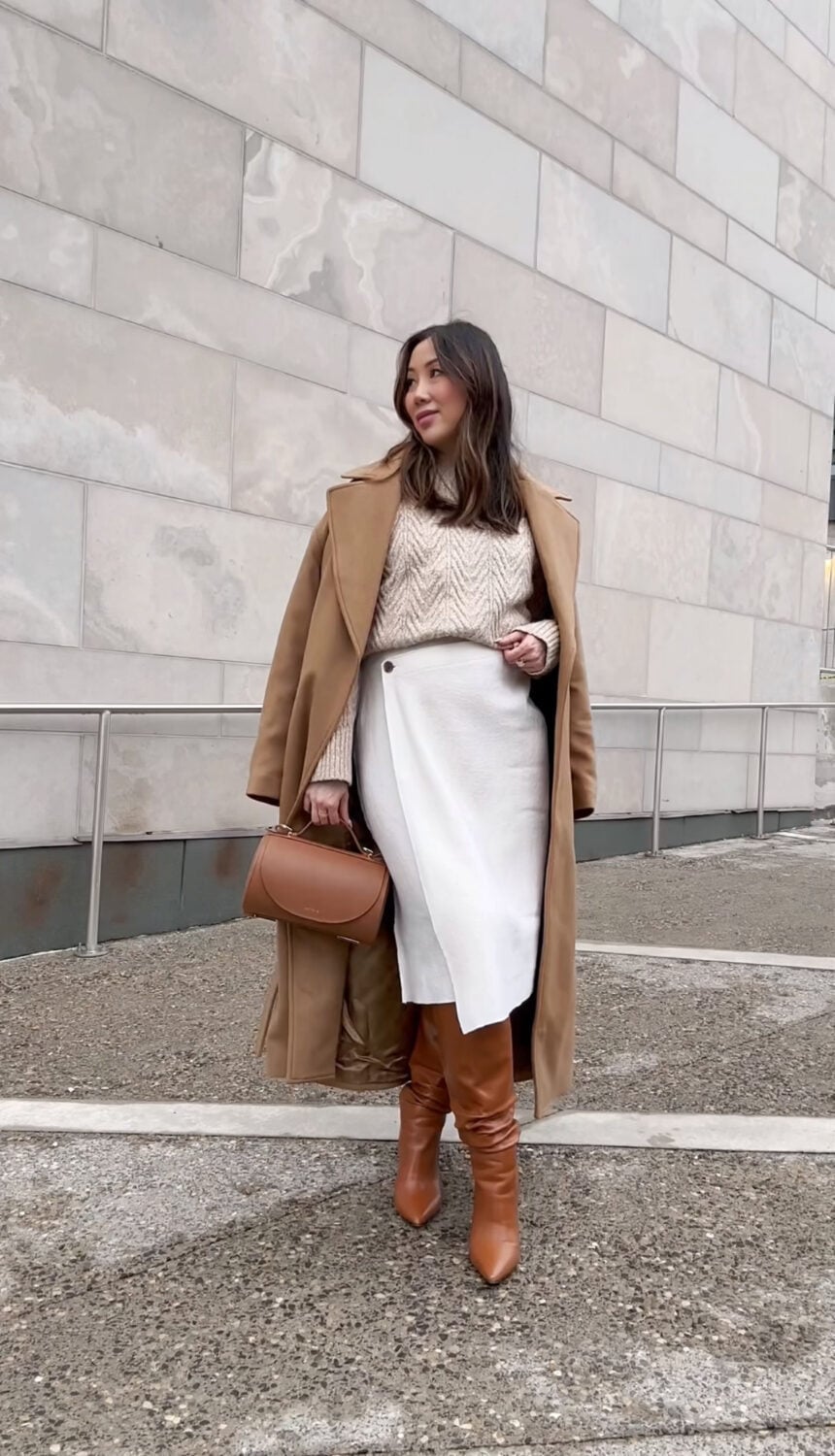 Tan Blazer With White Shirt And Beige Trousers Tan Blazer With White Shirt And Beige Trousers — Tan Outfits