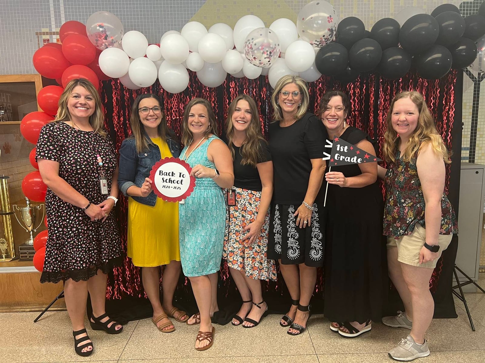 Group of Teachers in Casual 'Back to School' Outfits Group of Teachers in Casual 'Back to School' Outfits — Teacher Outfits Elementary