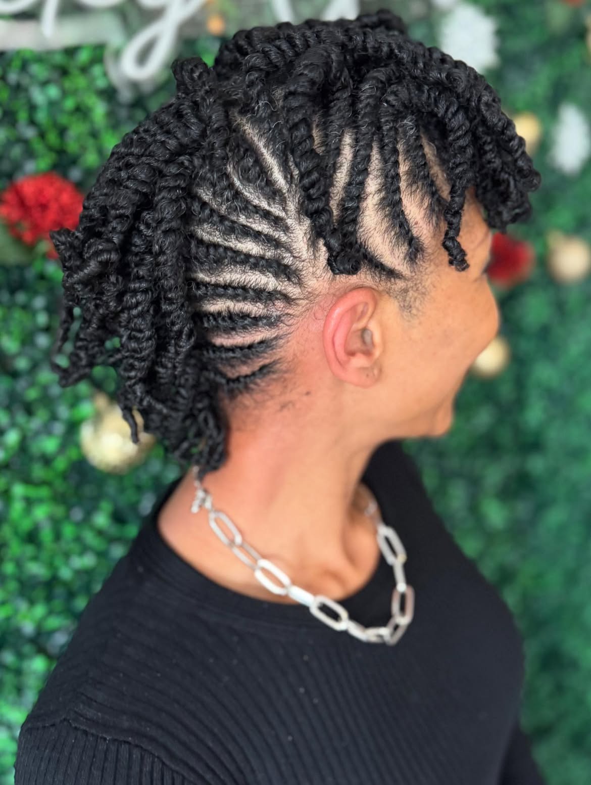 Updo Stitch Braids And Passion Twists