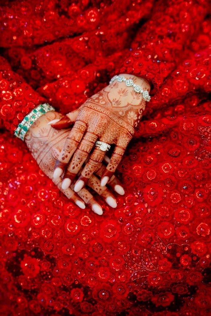 Short Square White Nails with Henna Designs, квадрат Short Square White Nails with Henna Designs, квадрат — Wedding Nails for Bride