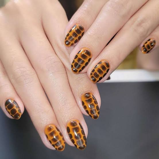 Almond Nails with Mixed Western Patterns Almond Nails with Mixed Western Patterns — Western Nails
