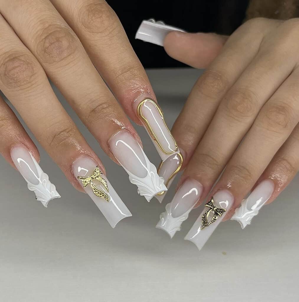 Short Soft Square Milky White Velvet Nails Short Soft Square Milky White Velvet Nails — White Nails