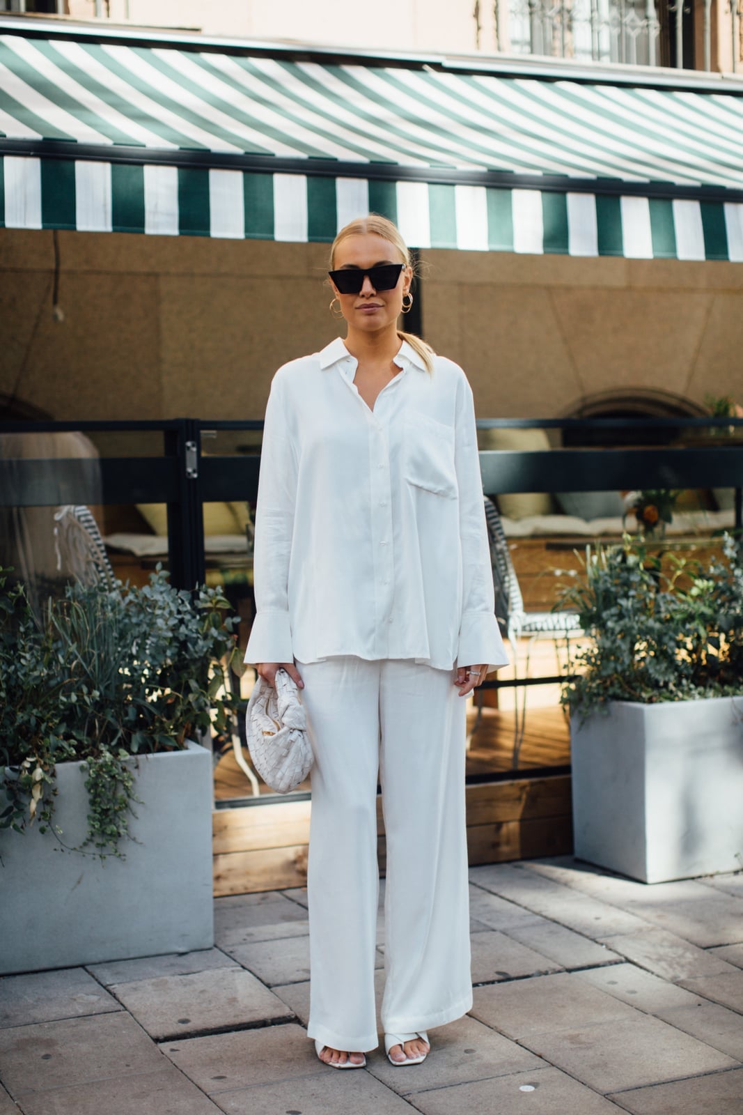 All-White Linen Shirt and Trousers All-White Linen Shirt and Trousers — White Outfits