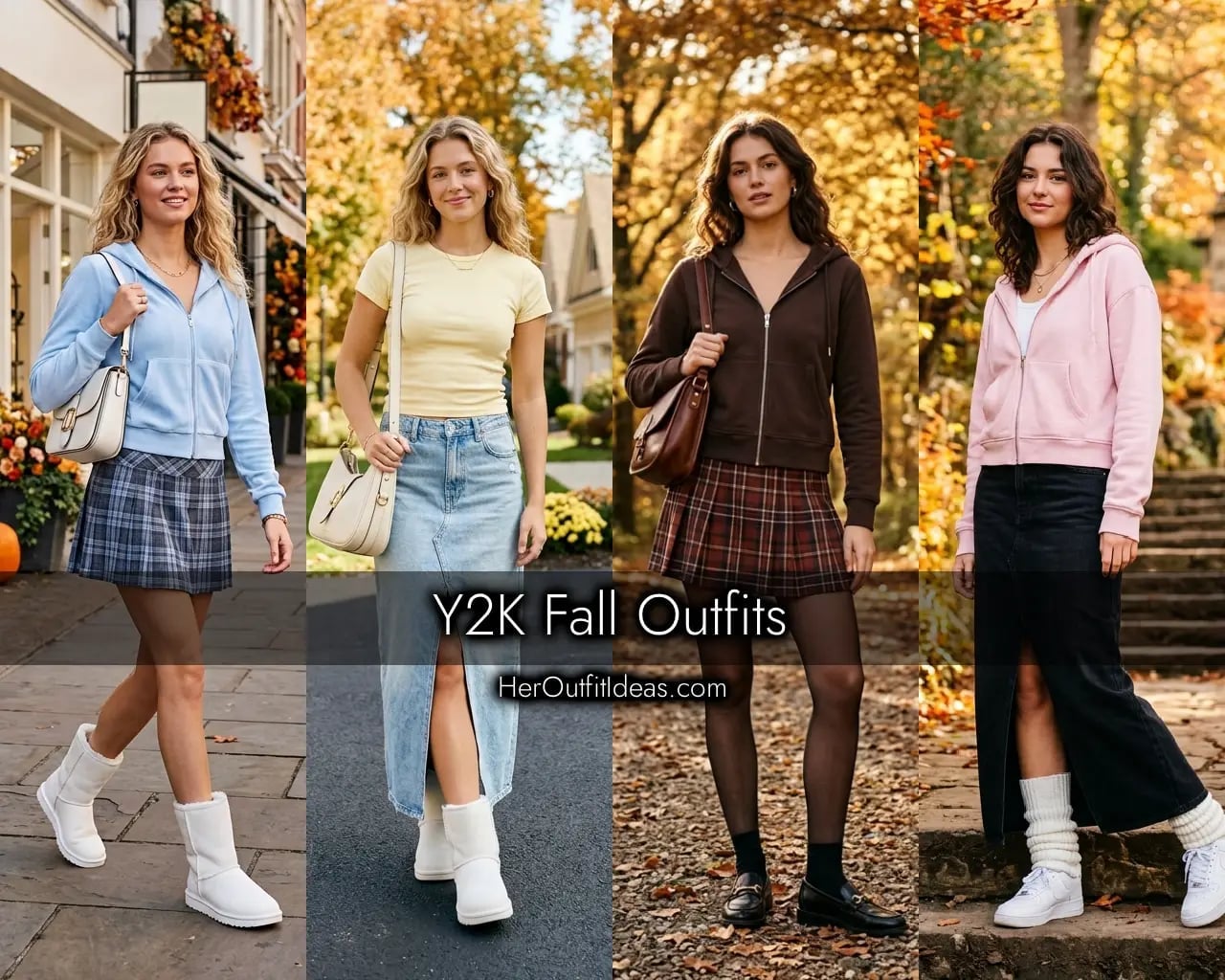 Y2K fall outfits for autumn looks Y2K fall outfits for autumn looks — Y2K Outfits 2000s