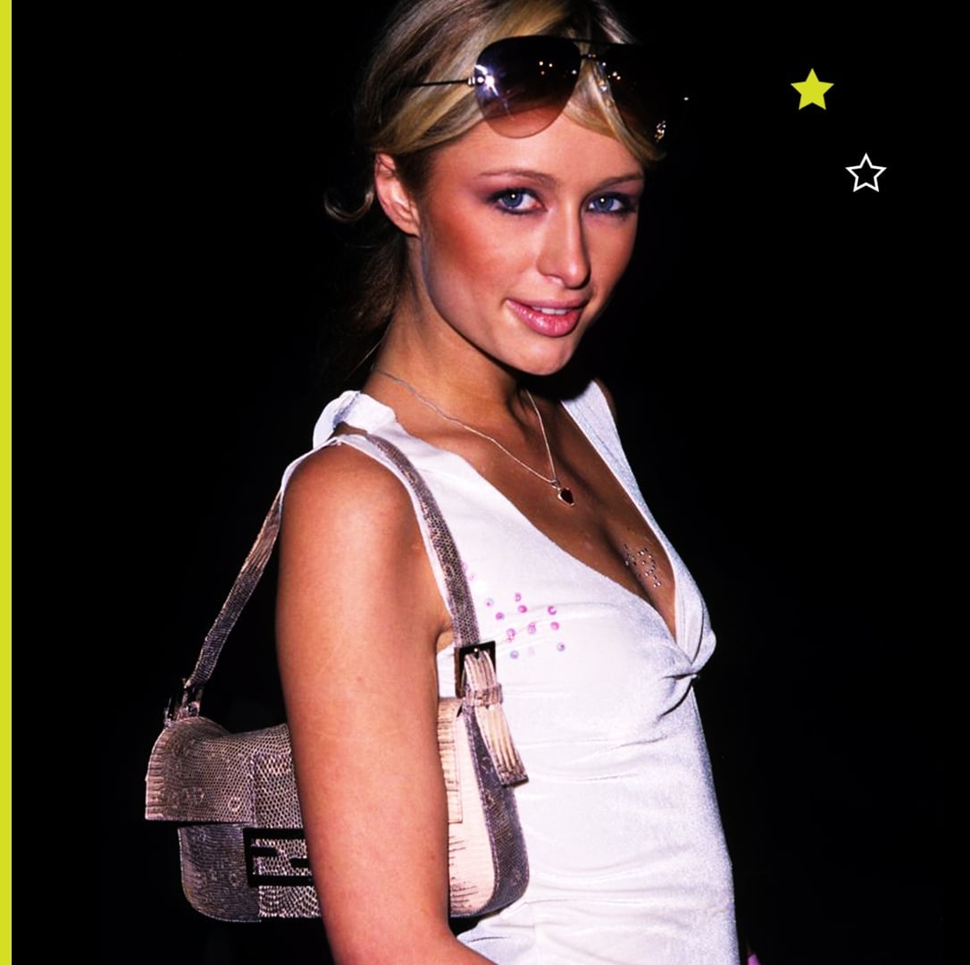 Sparkly Sleeveless Top With Metallic Bag Sparkly Sleeveless Top With Metallic Bag — Y2K Outfits